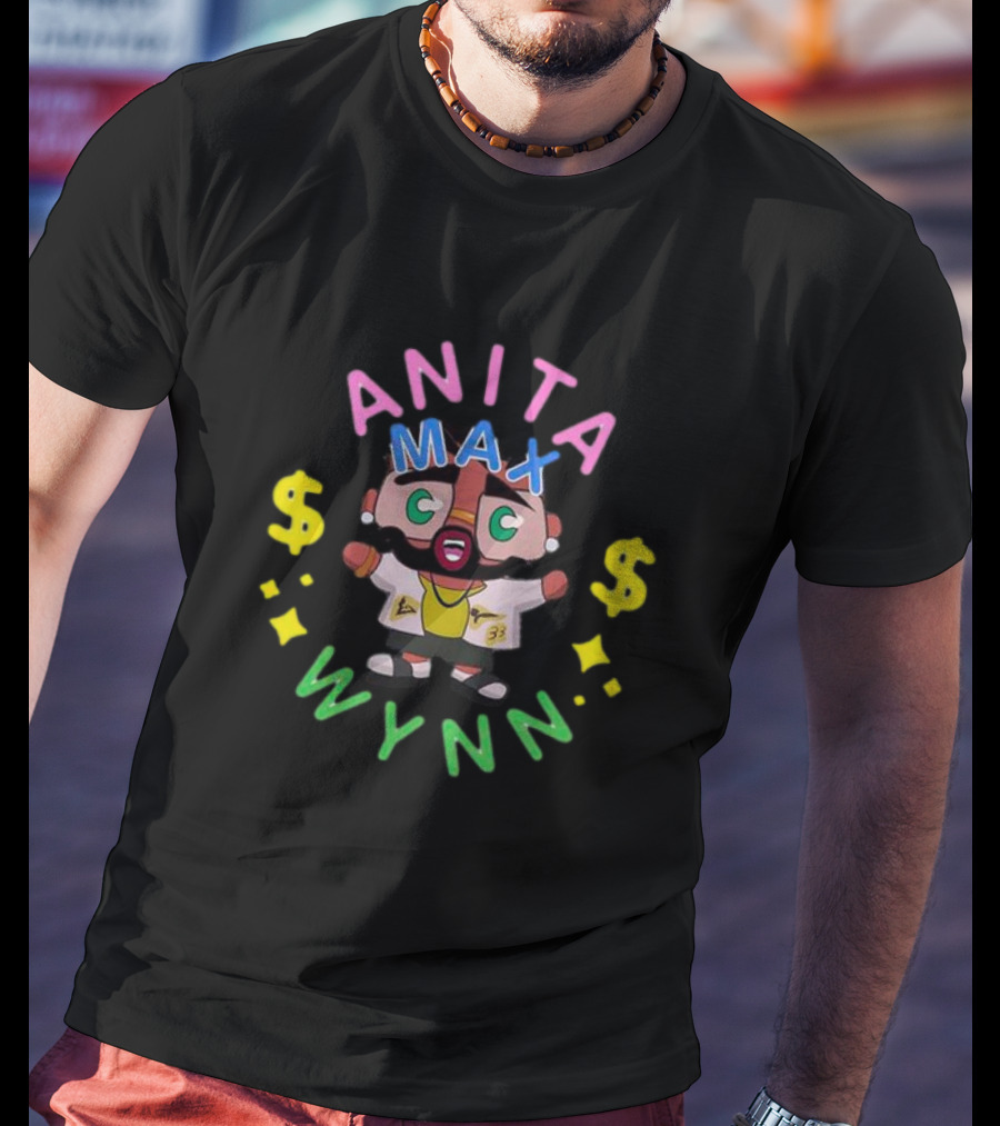 Anita Max Wynn Character Dollar Signs T-Shirt