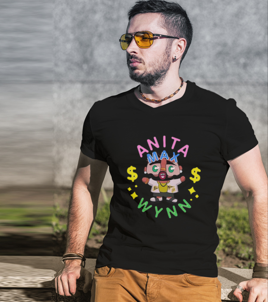 Anita Max Wynn Character Dollar Signs T-Shirt