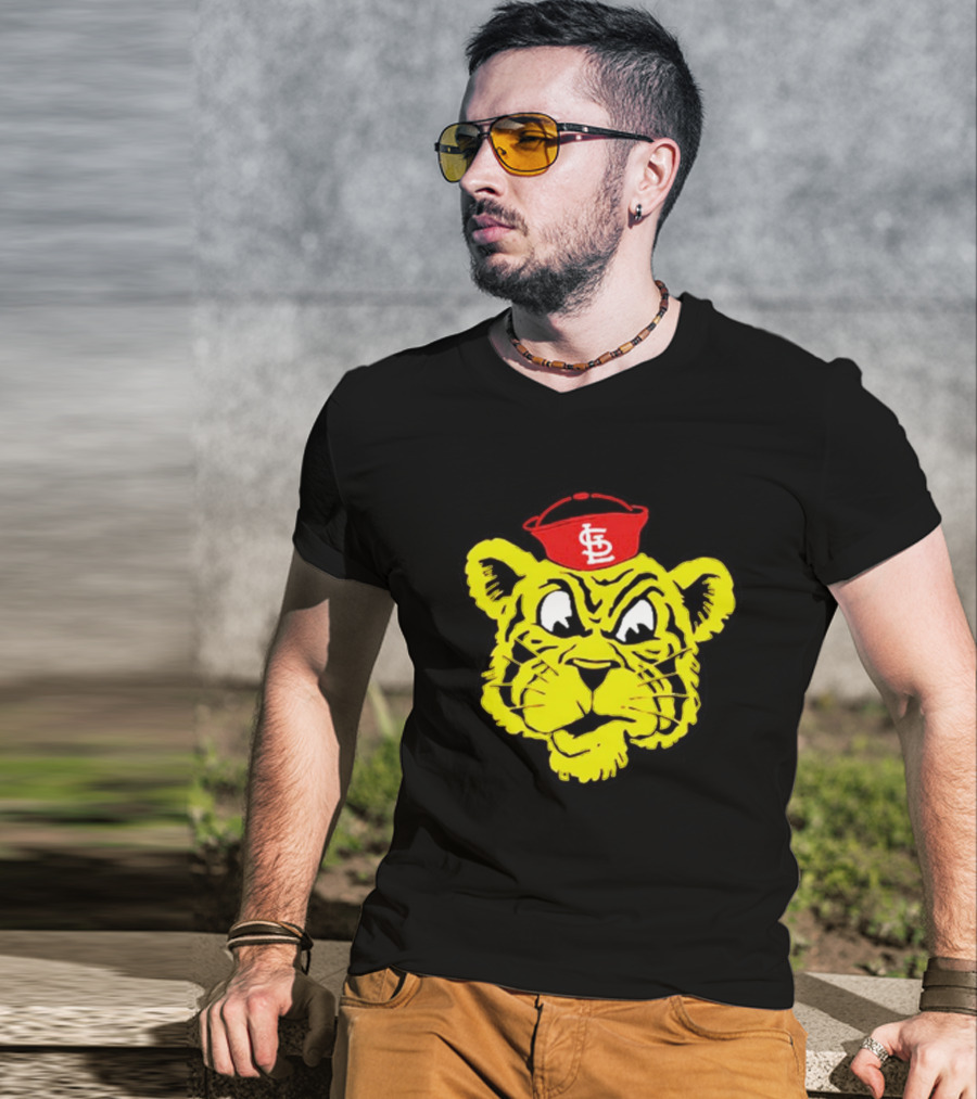STL Hat Worn By Mizzou Tiger Drawing T-Shirt