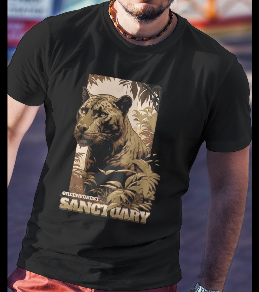 Greenforest Sanctuary Panther T-Shirt