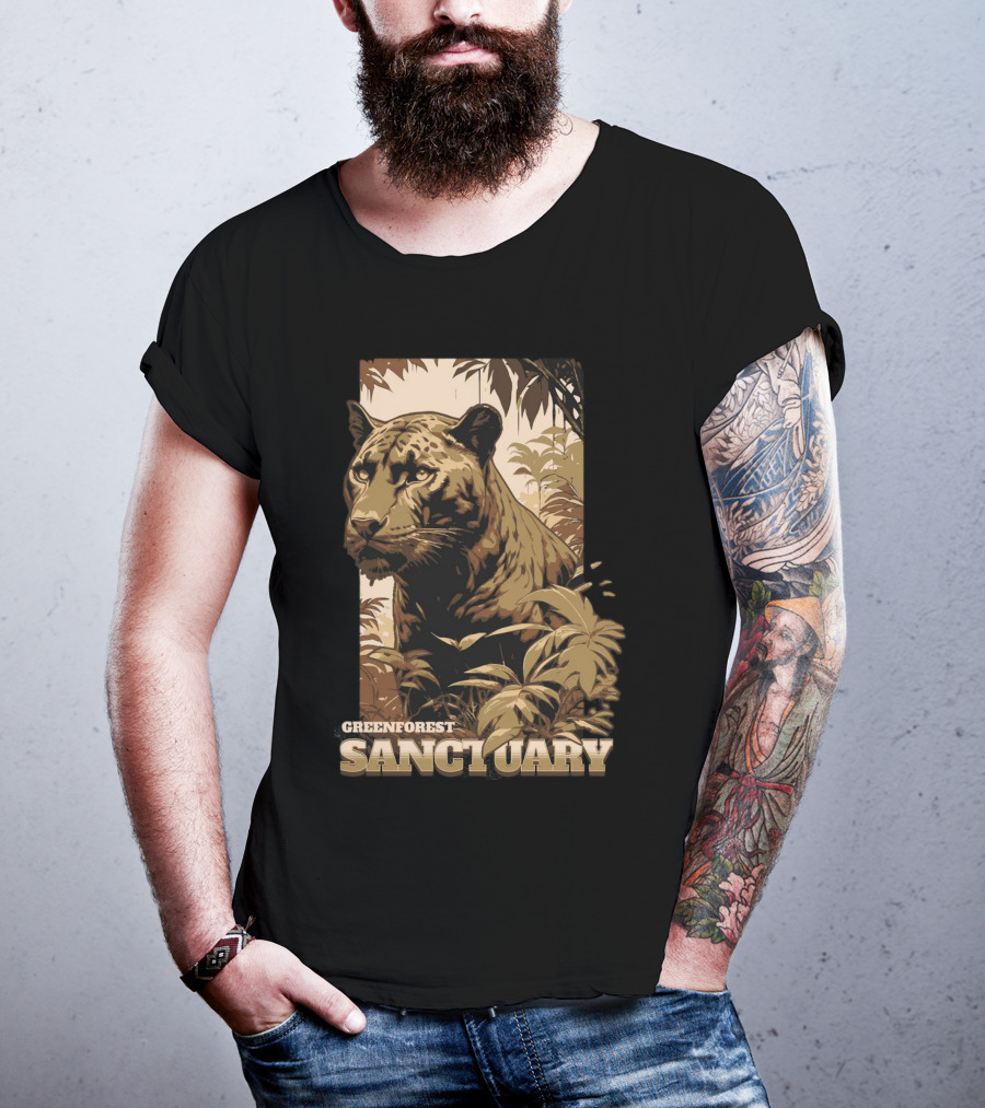 Greenforest Sanctuary Panther T-Shirt