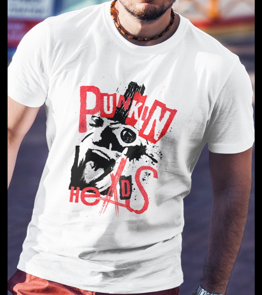 Punkin' Heads Horror Mask Graffiti T-Shirt