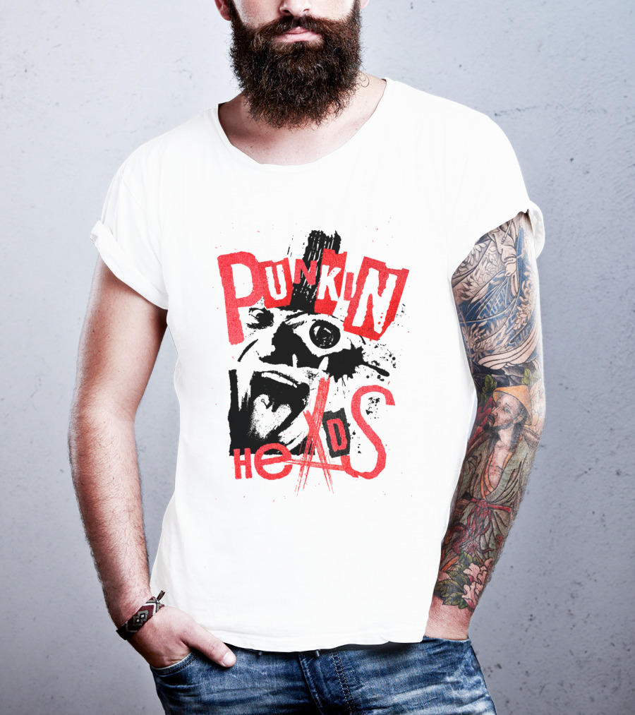 Punkin' Heads Horror Mask Graffiti T-Shirt