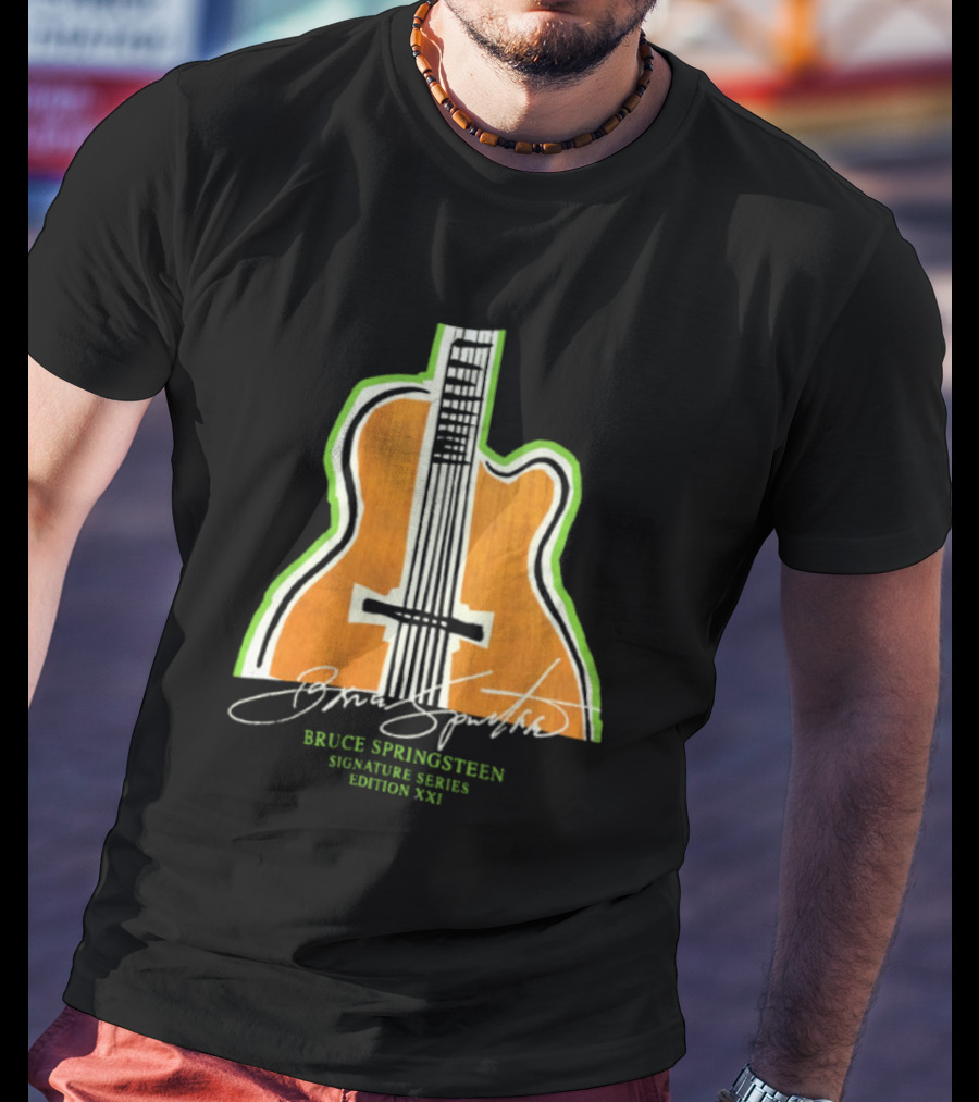 Bruce Springsteen Signature Series Edition XXI Guitar T-Shirt