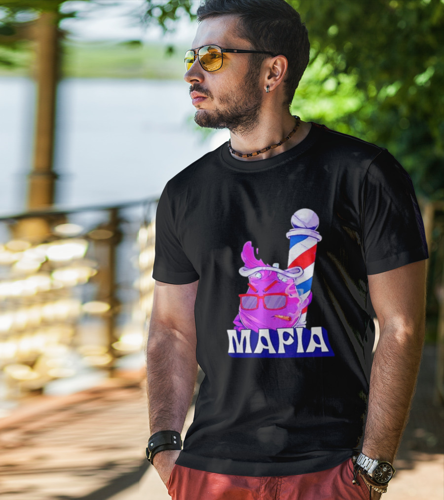 Cool Aiid Mafia Purple Barber Pole T-Shirt