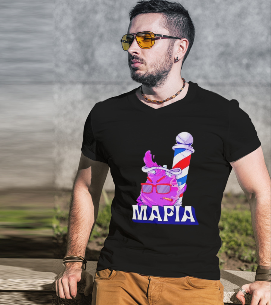 Cool Aiid Mafia Purple Barber Pole T-Shirt