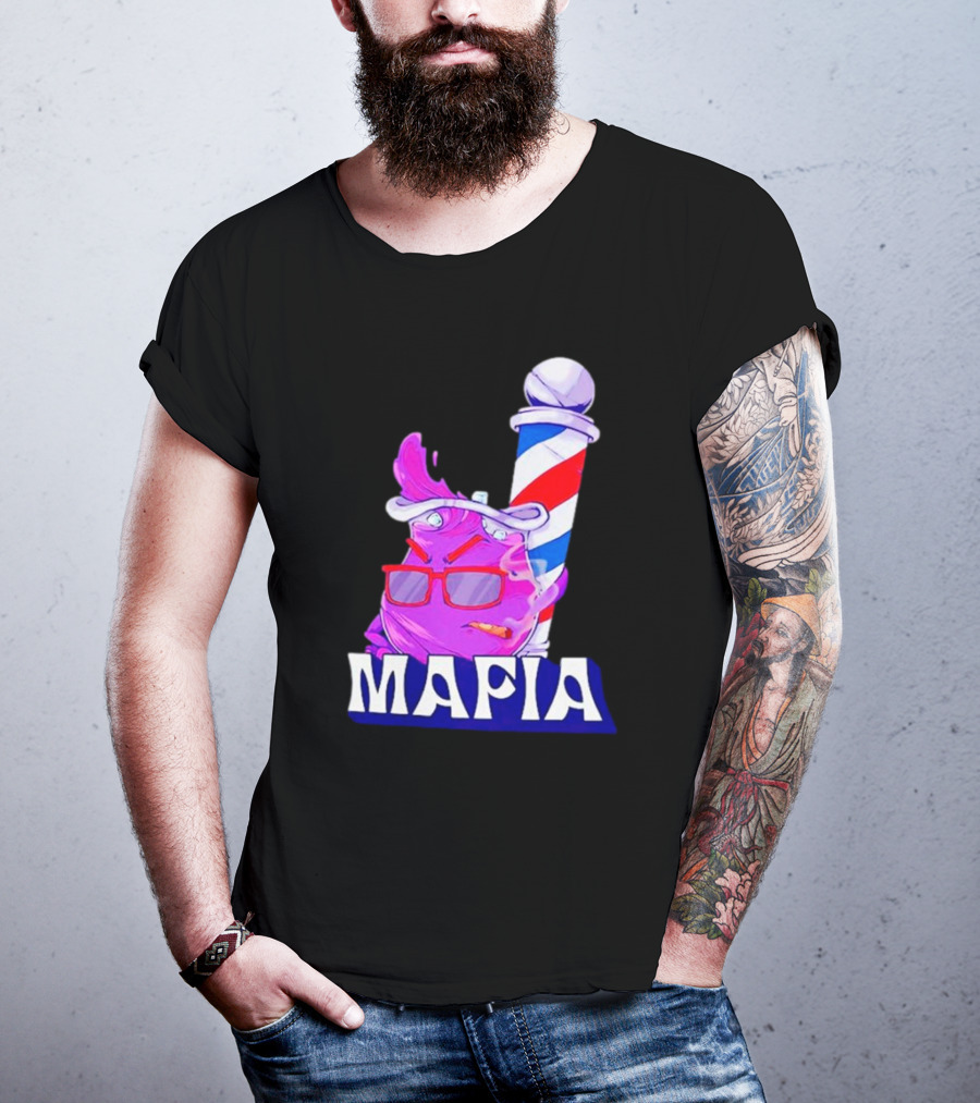 Cool Aiid Mafia Purple Barber Pole T-Shirt