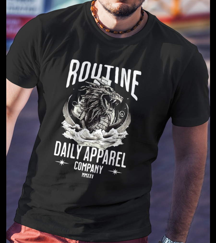 ROUTINE DAILY APPAREL COMPANY MMXXV Dragon T-Shirt
