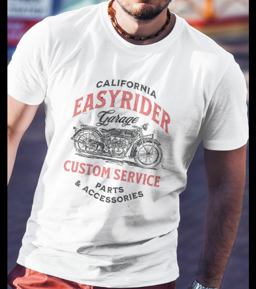 California Easyrider Garage Custom Service Parts And Accessories T-Shirt