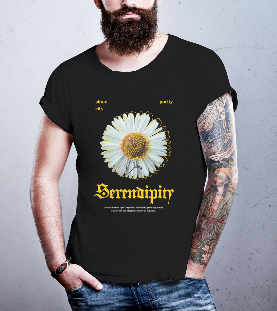 Serendipity Daisy Sincerity Purity Daisies Hymn To Praise T-Shirt