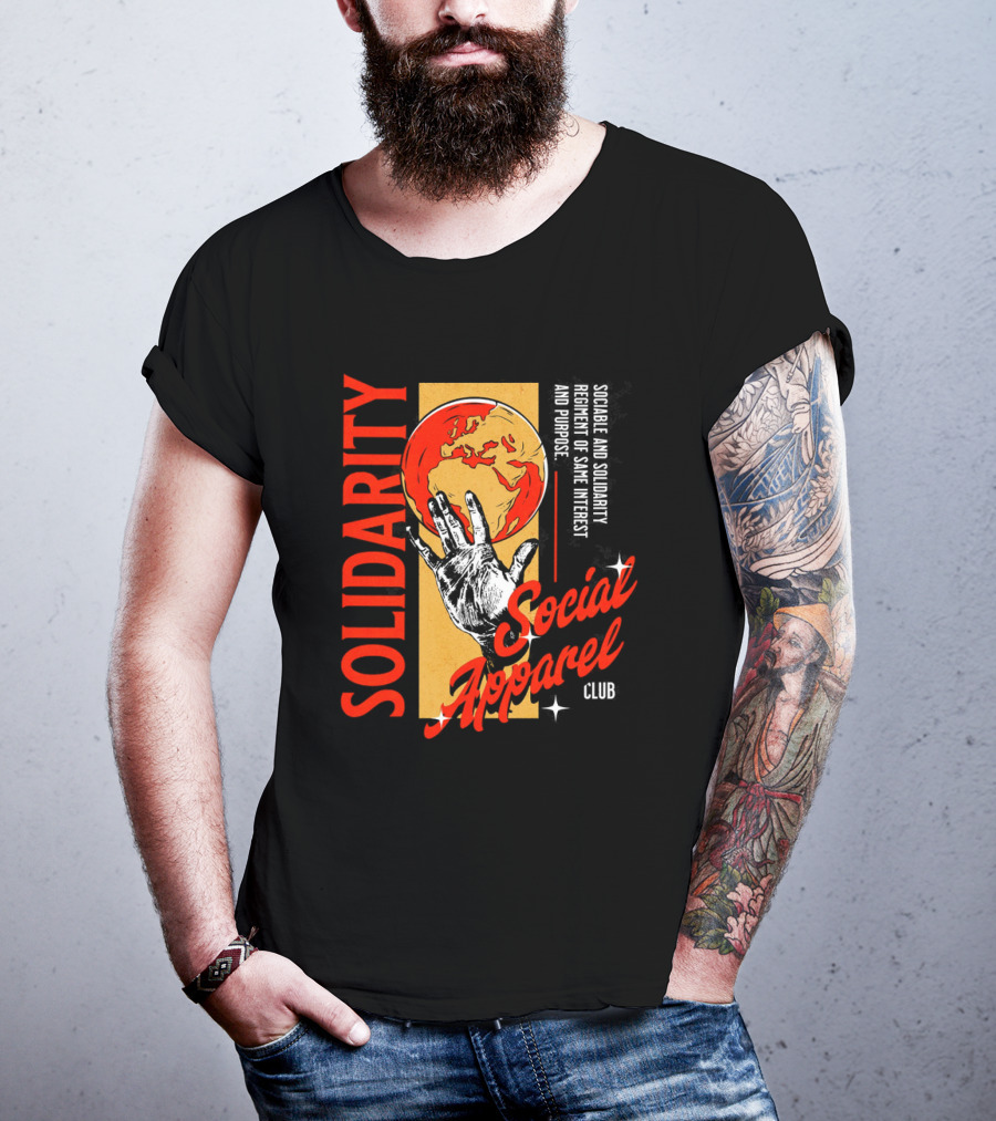 Social Solidarity Apparel Club Same Interest Purpose T-Shirt