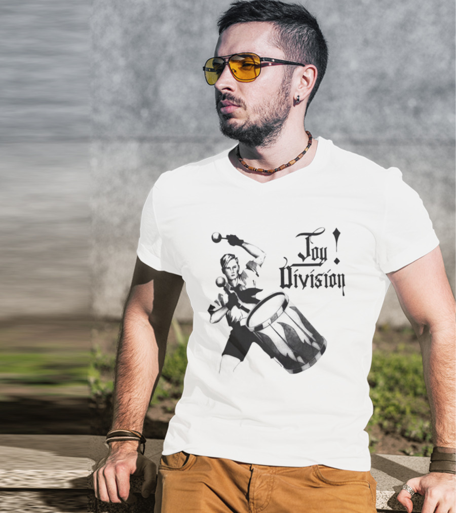 Joy Division Vintage Drummer Ideal For Living T-Shirt