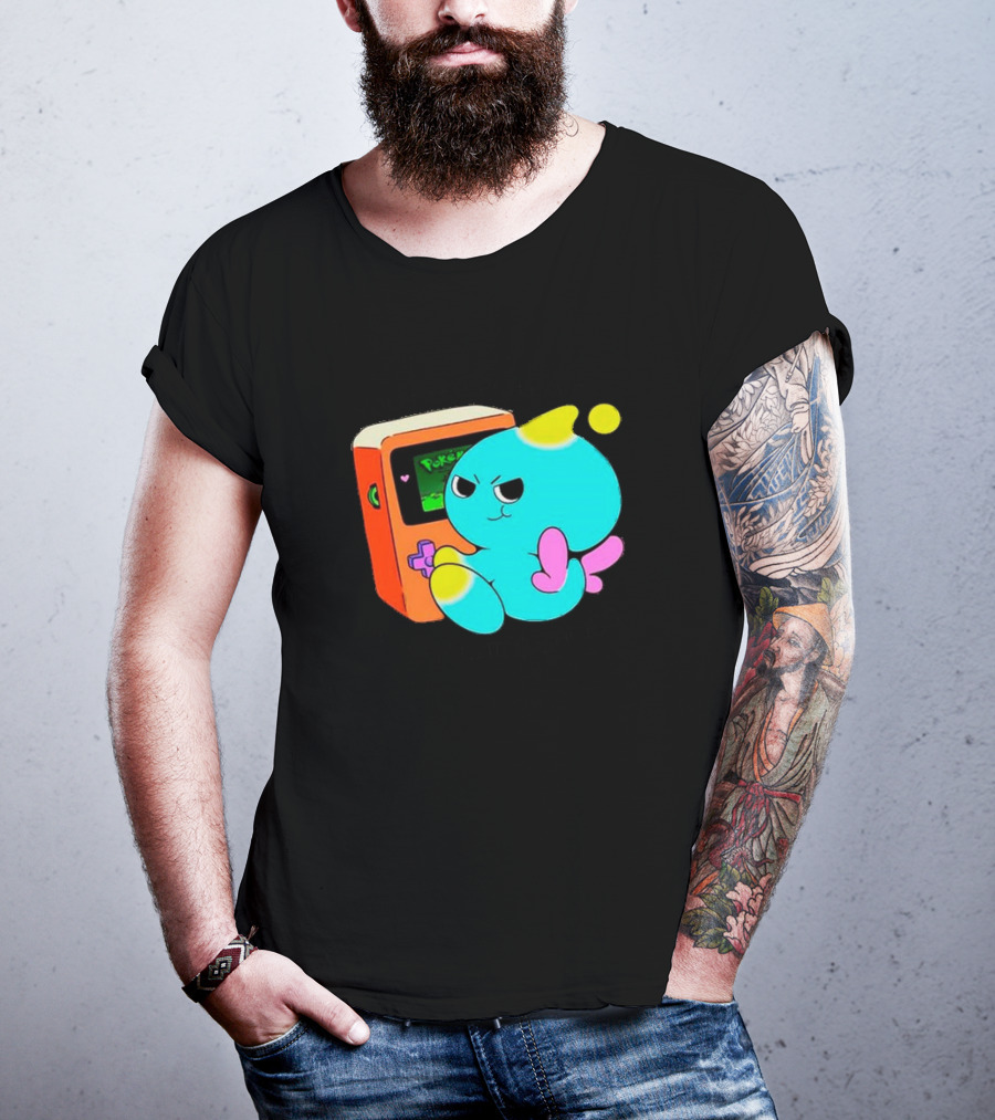 You Keep Playing Ur Silly Little Games Cartoon Creature With Game Console T-Shirt