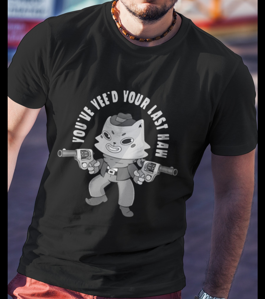 You’ve Yee’d Your Last Haw Cowboy Cat Gunslinging Showdown T-Shirt