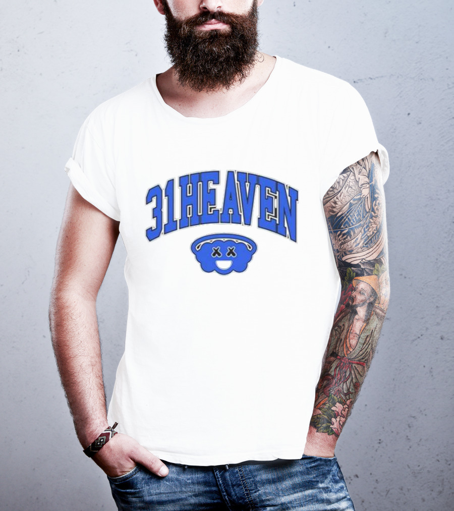 Young Mantis 31 Heaven Blue Smiling Cloud T-Shirt