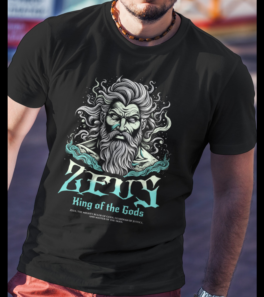 Zeus King Of The Gods Mighty Ruler Guardian Of Justice Master Of The Skies T-Shirt