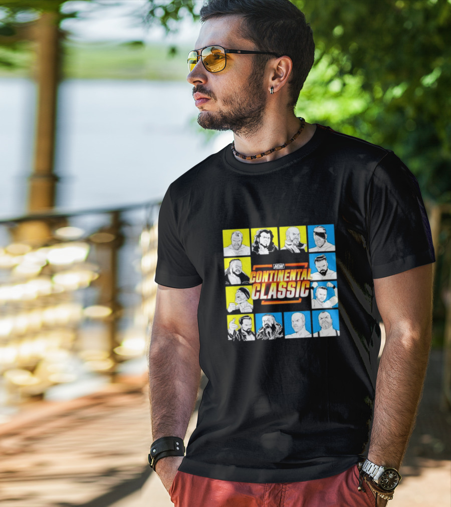 AEW Continental Classic Wrestling Tournament Lineup T-Shirt