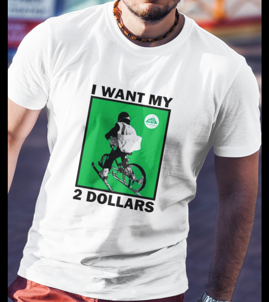 I Want My 2 Dollars Johnny Gasparini Ski Bike T-Shirt