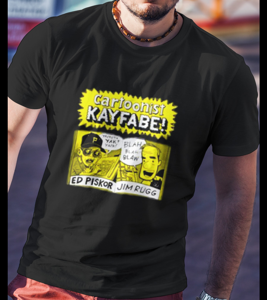 Cartoonist Kayfabe Ed Piskor Jim Rugg Yak Blah T-Shirt