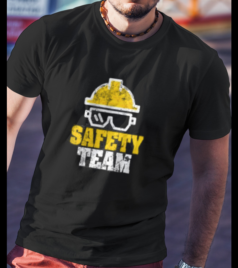 Safety Team Occupational Safety Officer OSHA HSE Hard Hat And Safety Glasses T-Shirt