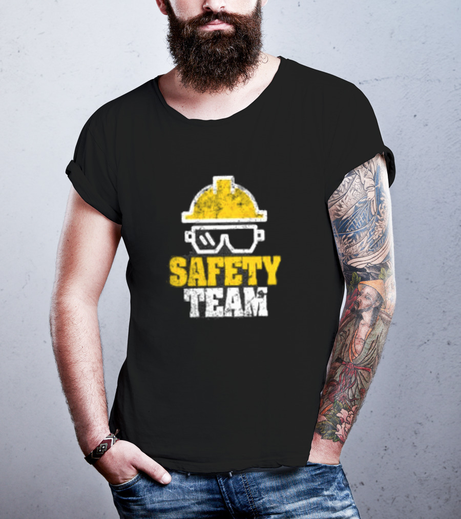 Safety Team Occupational Safety Officer OSHA HSE Hard Hat And Safety Glasses T-Shirt