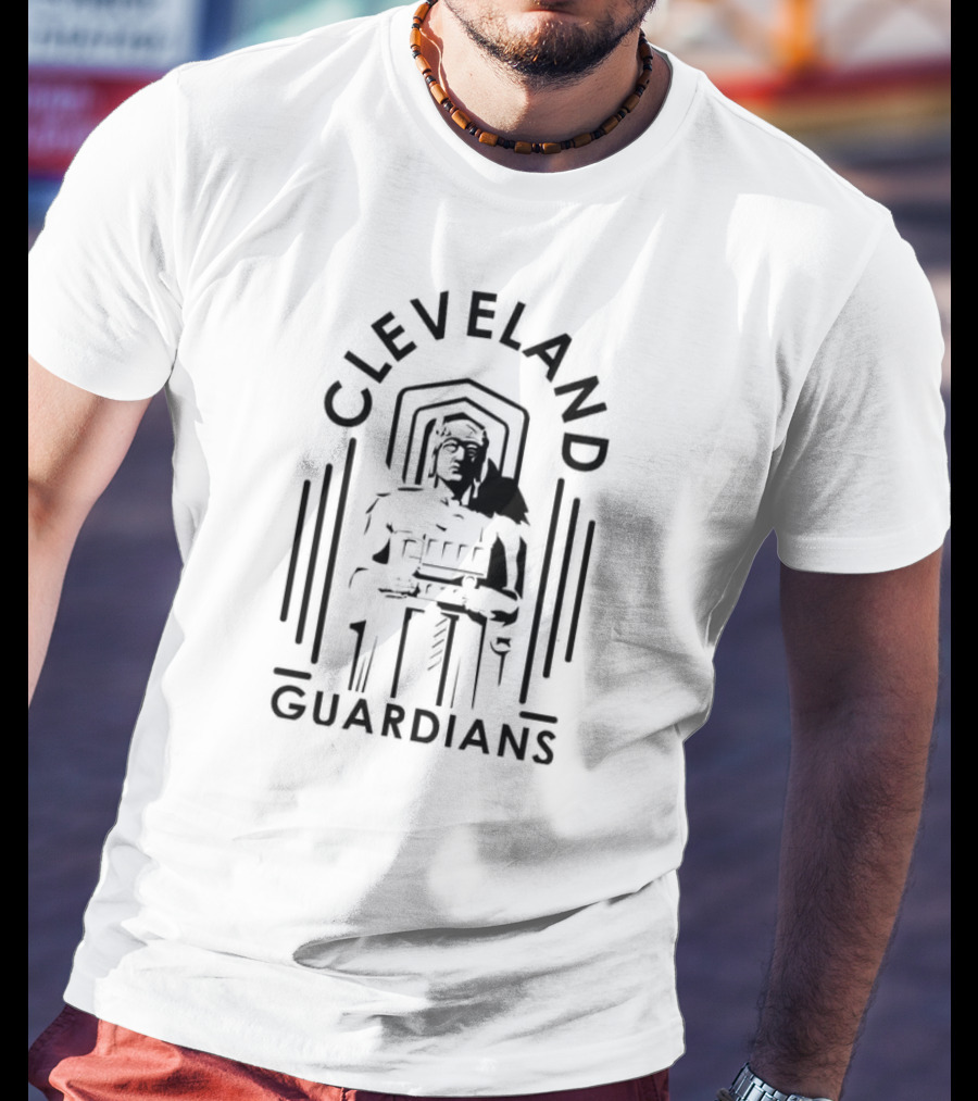 Cleveland Guardians Statue T-Shirt