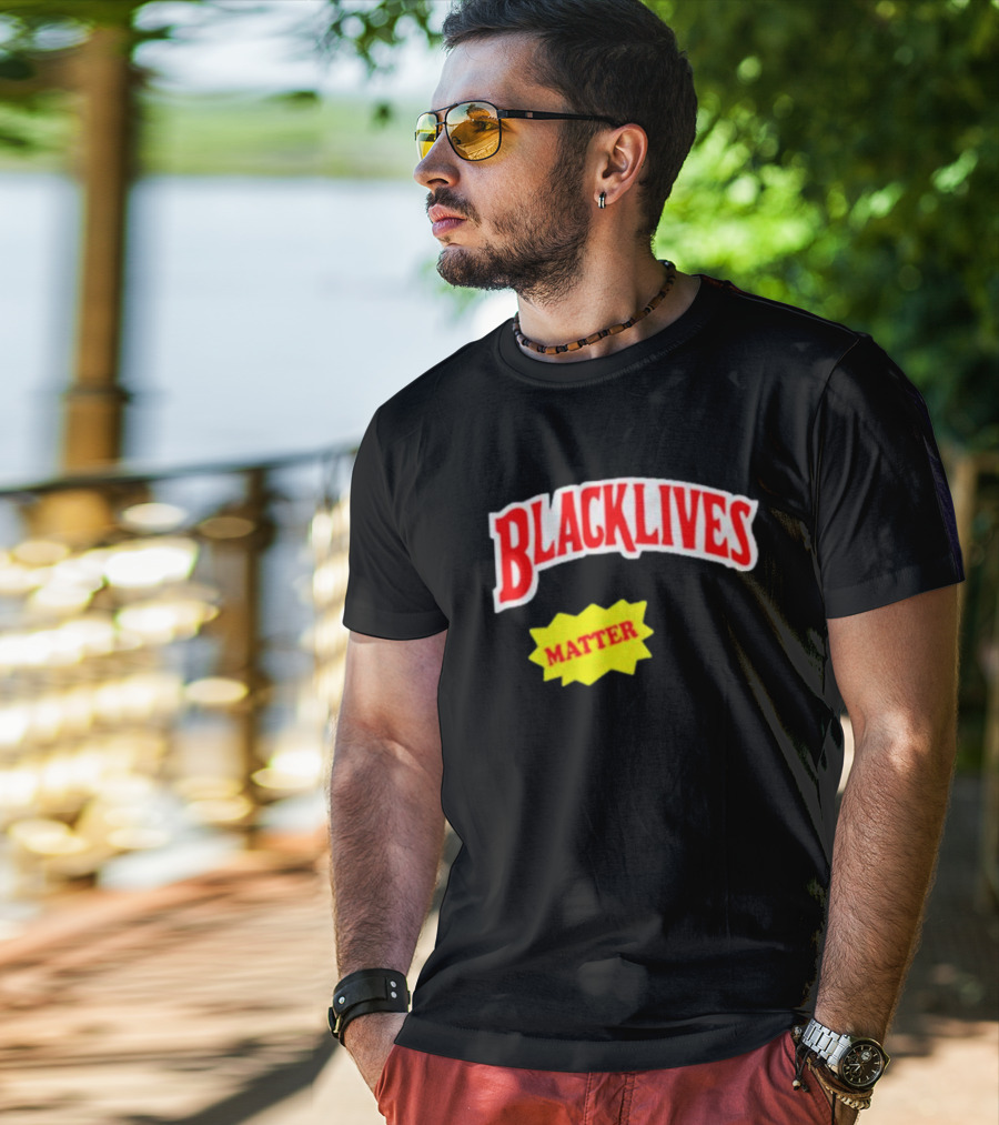 Black Lives Matter Backwoods Style Retro T-Shirt
