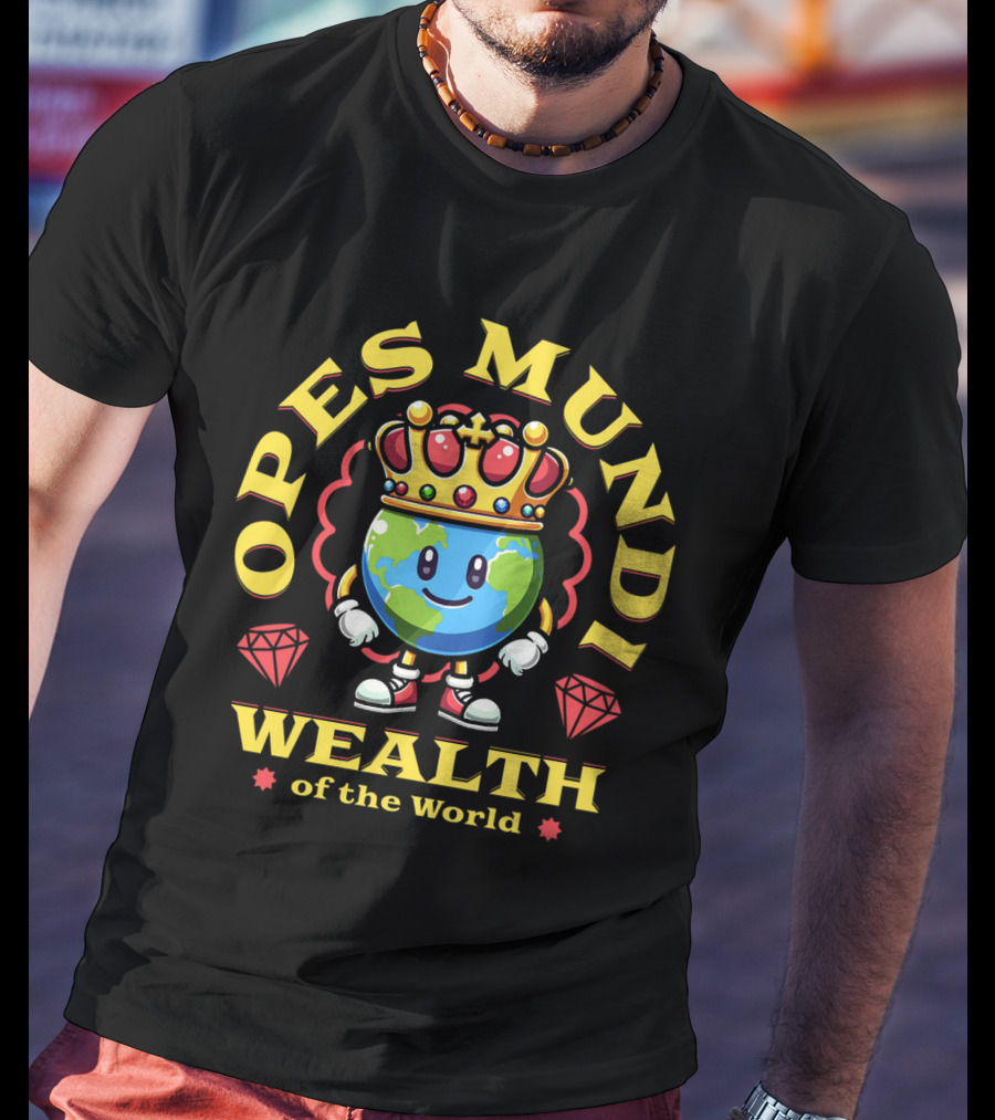OPES MUNDI Wealth Of The World T-Shirt