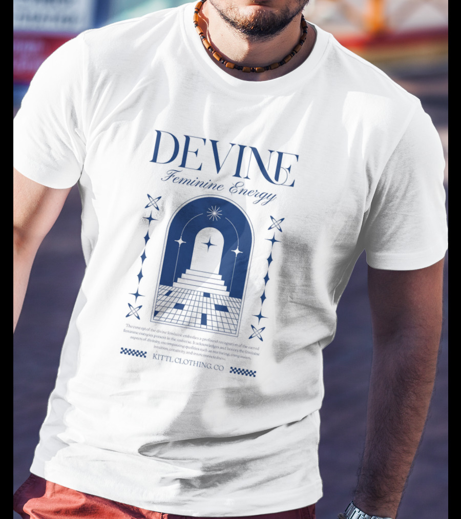 Devine Feminine Energy Cosmic Portal Starry Path Ritual Clothing Co T-Shirt