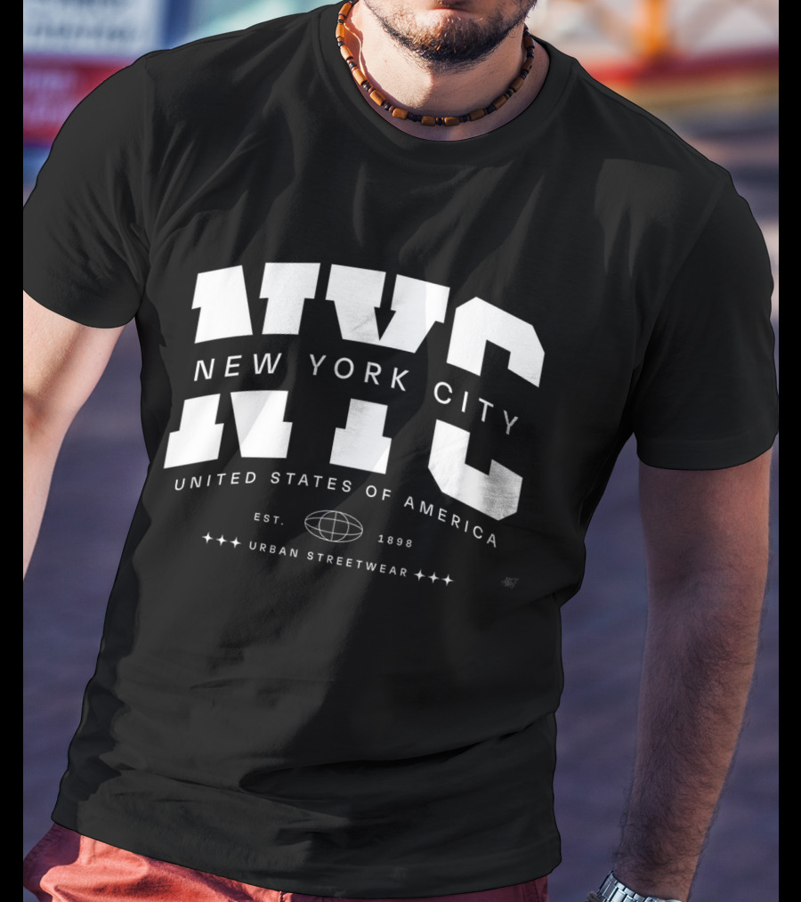 NYC New York City United States Of America Est. 1898 Urban Streetwear T-Shirt