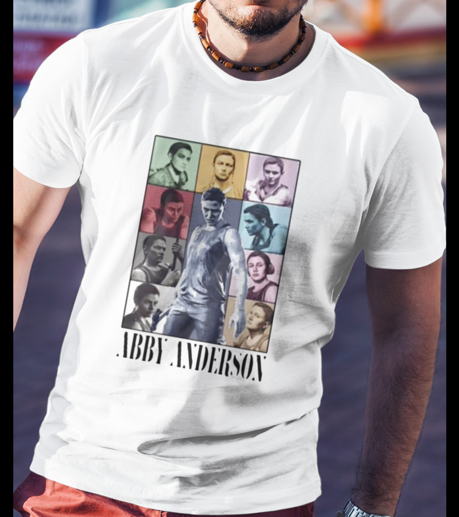 Abby Anderson Iconic Character Portrait Collage T-Shirt