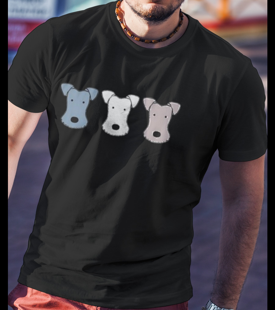 Bemorebob Foxy Fox Terrier Trio T-Shirt