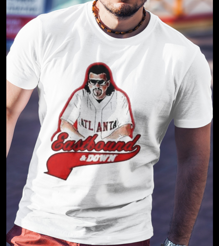 Atlanta Eastbound And Down Retro Baseball T-Shirt