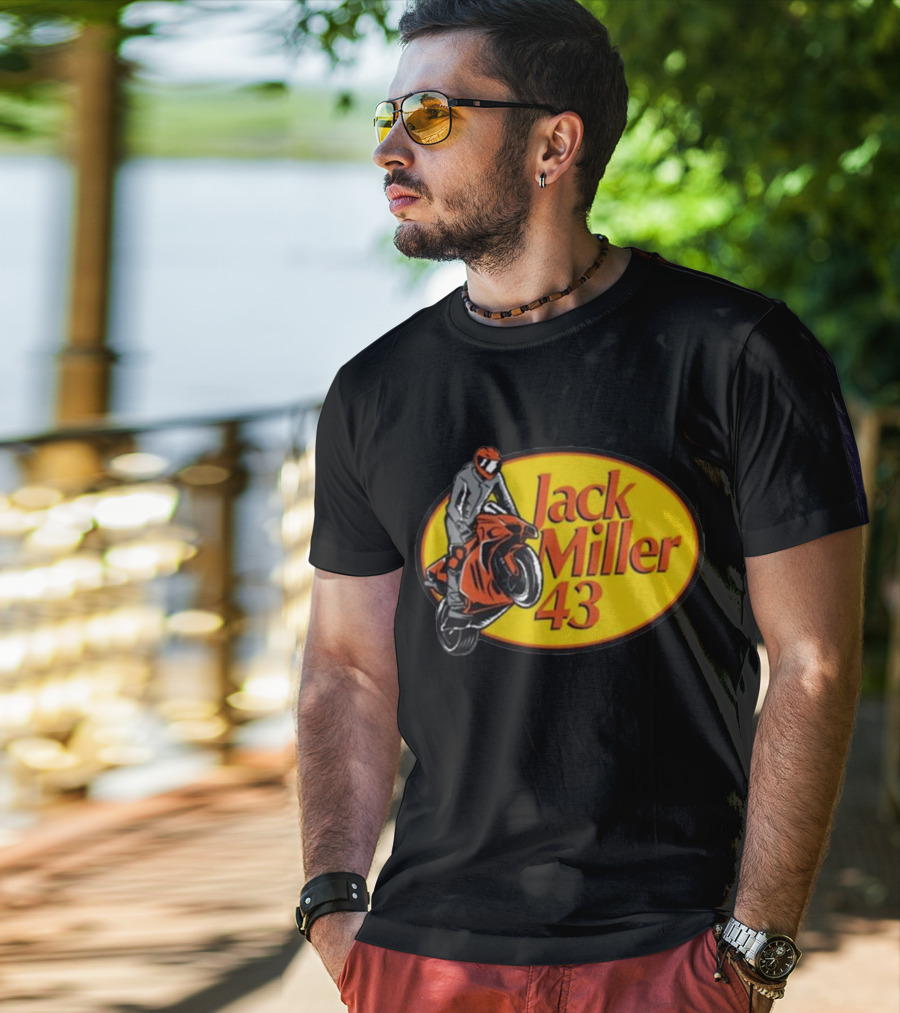 Jack Miller 43 Motorcycle Rider Iconic Racing T-Shirt
