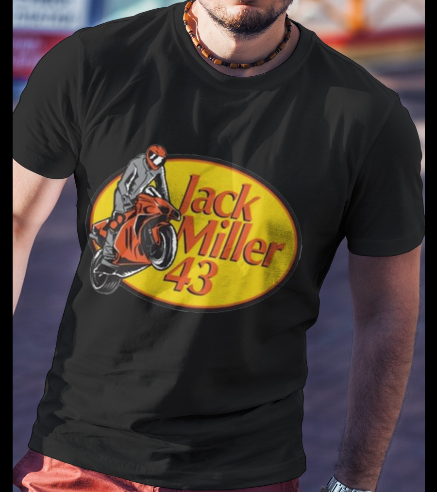 Jack Miller 43 Motorcycle Rider Iconic Racing T-Shirt