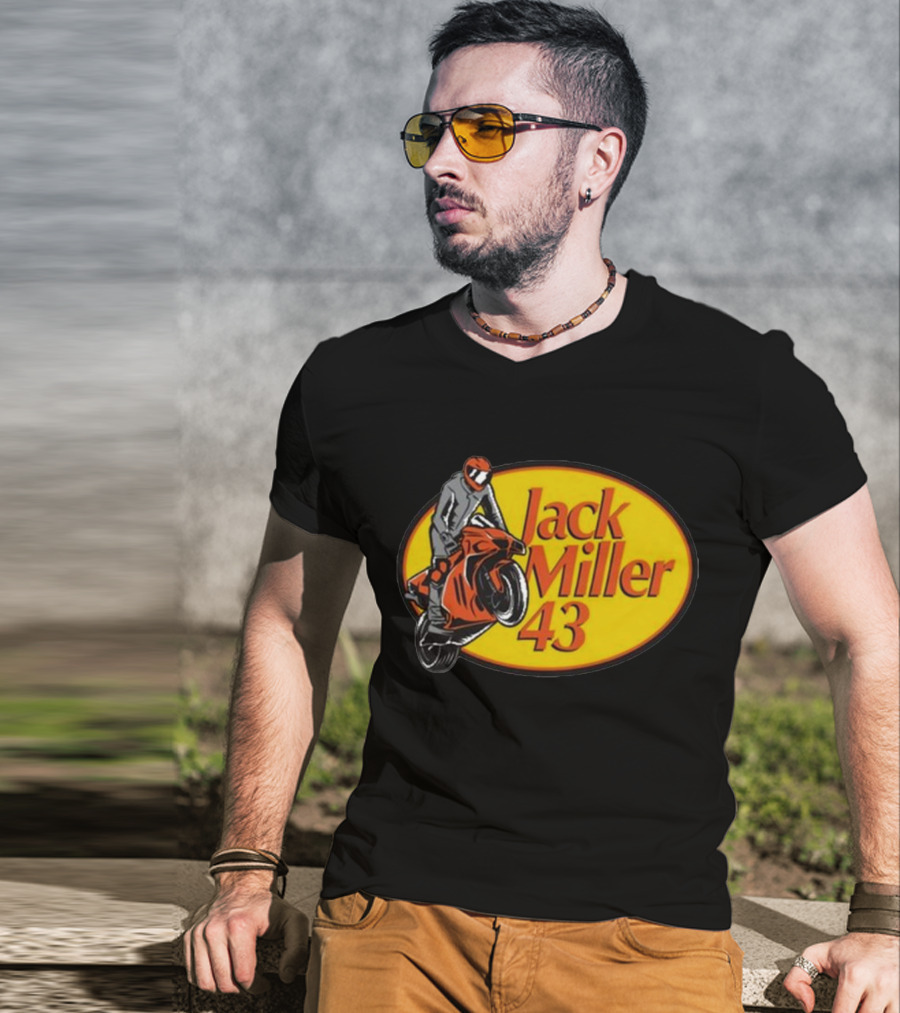 Jack Miller 43 Motorcycle Rider Iconic Racing T-Shirt