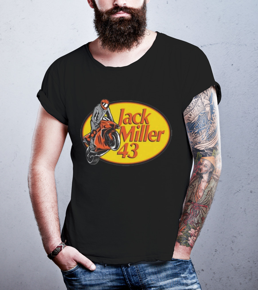 Jack Miller 43 Motorcycle Rider Iconic Racing T-Shirt