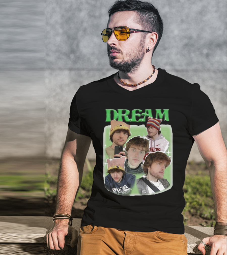 Dream Dreamwastaken Collage Hat Hoodie Star Glow T-Shirt