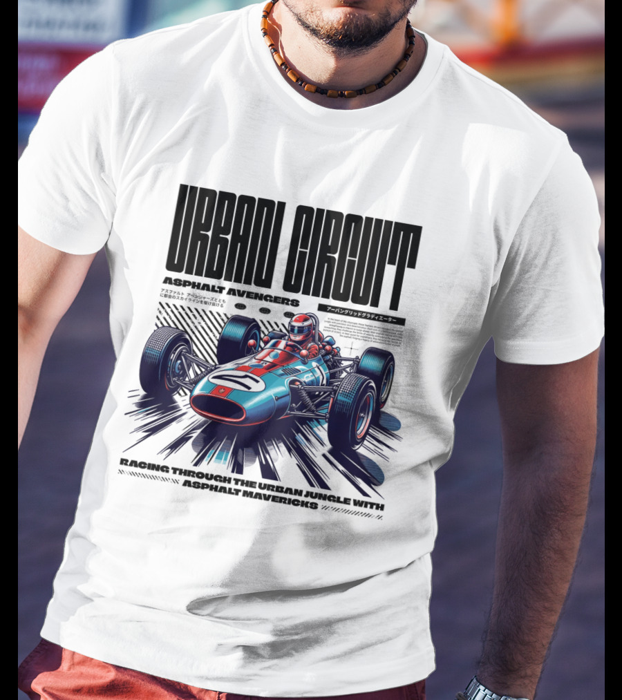 URBAN CIRCUIT ASPHALT AVENGERS RACING THROUGH THE URBAN JUNGLE WITH ASPHALT MAVERICKS T-Shirt