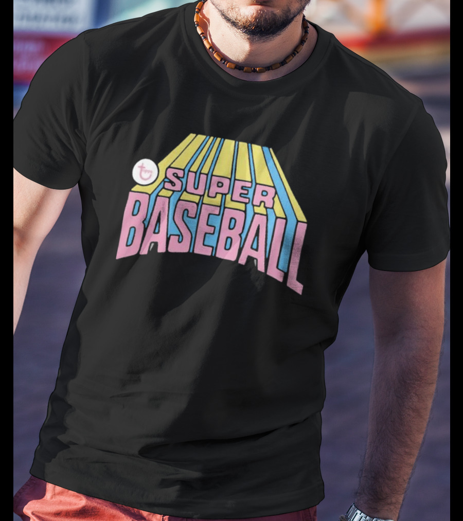 Topps Vintage Super Baseball Retro Graphics T-Shirt