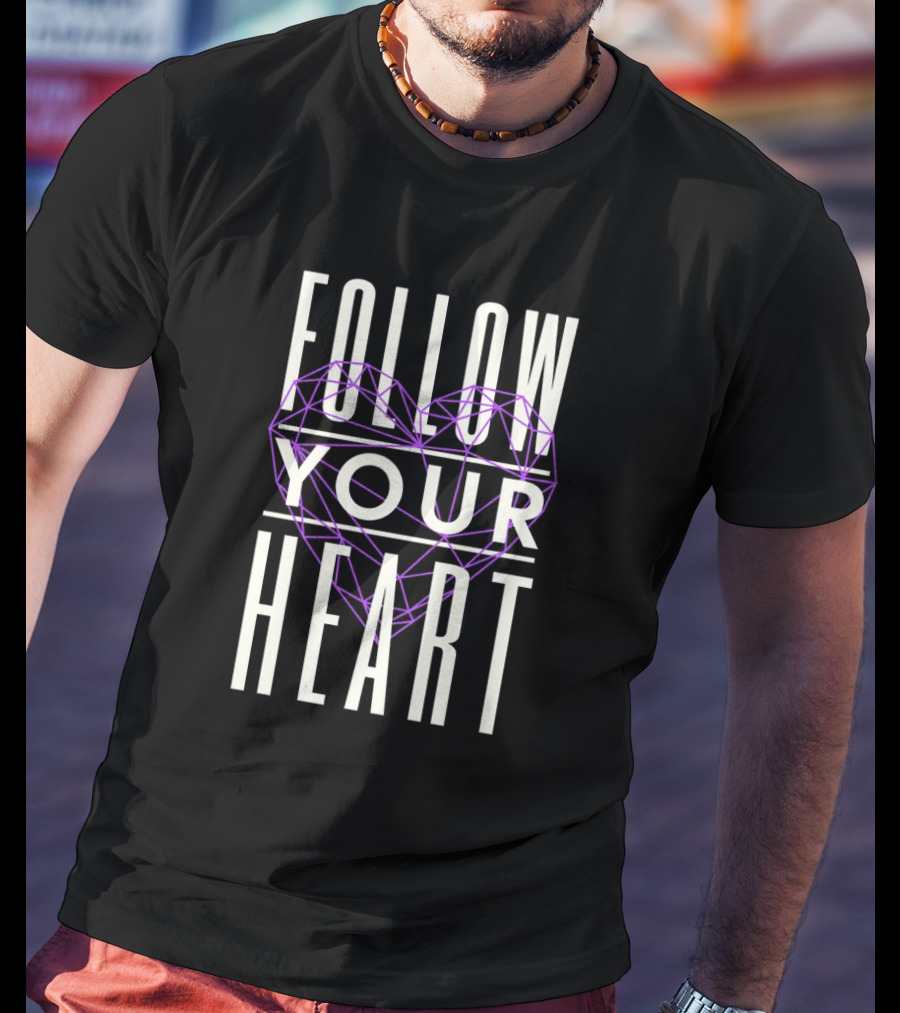 Follow Your Heart Geometric T-Shirt