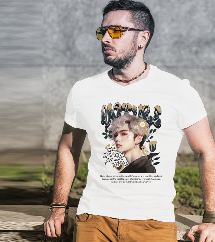 NATURE Floral Reflections Of Life And Existence T-Shirt