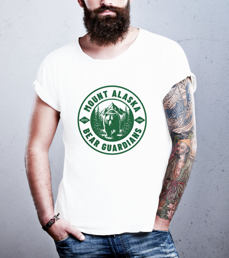 Mount Alaska Bear Guardians ESTD 1964 T-Shirt