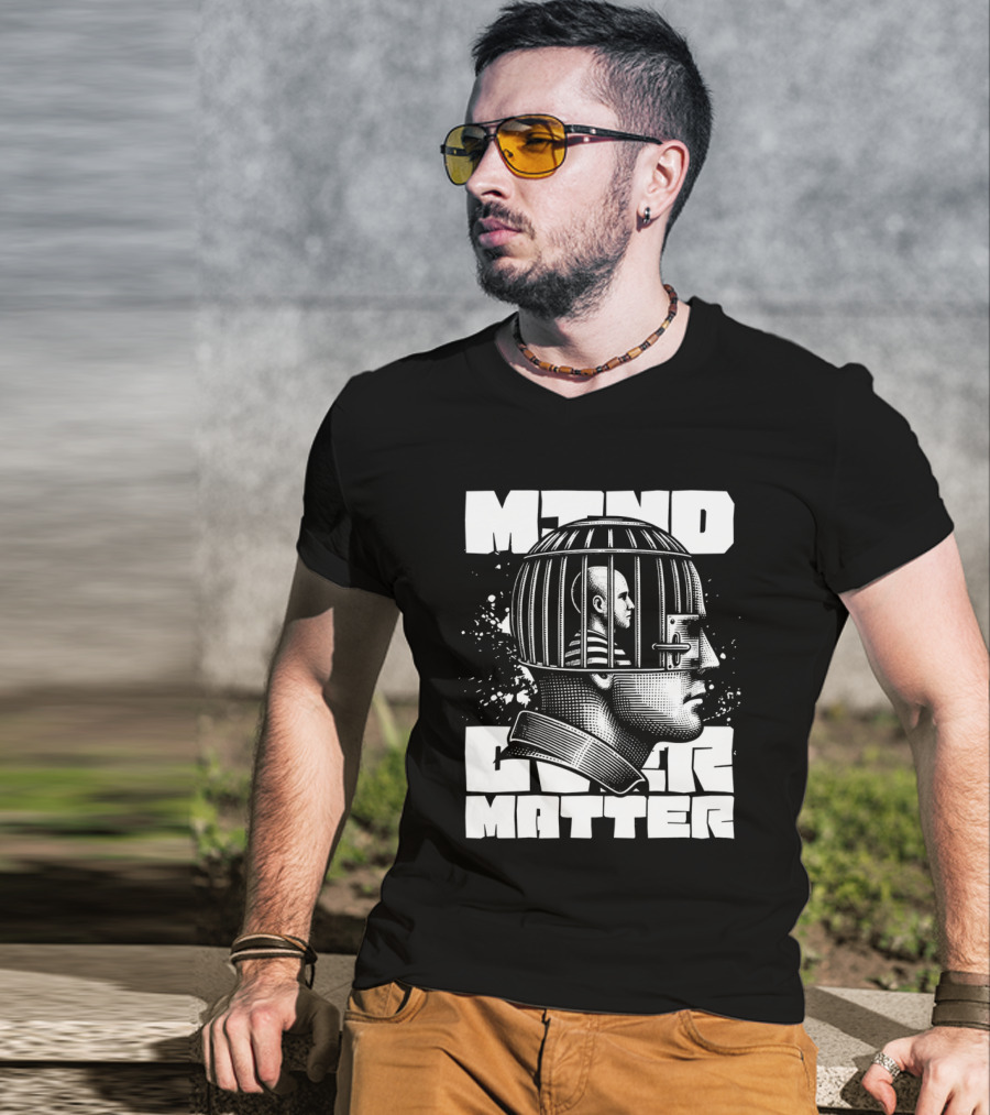MIND OVER MATTER Prisoner Head T-Shirt