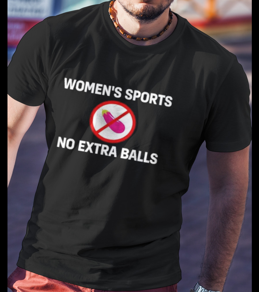 WOMEN'S SPORTS NO EXTRA BALLS Eggplant T-Shirt
