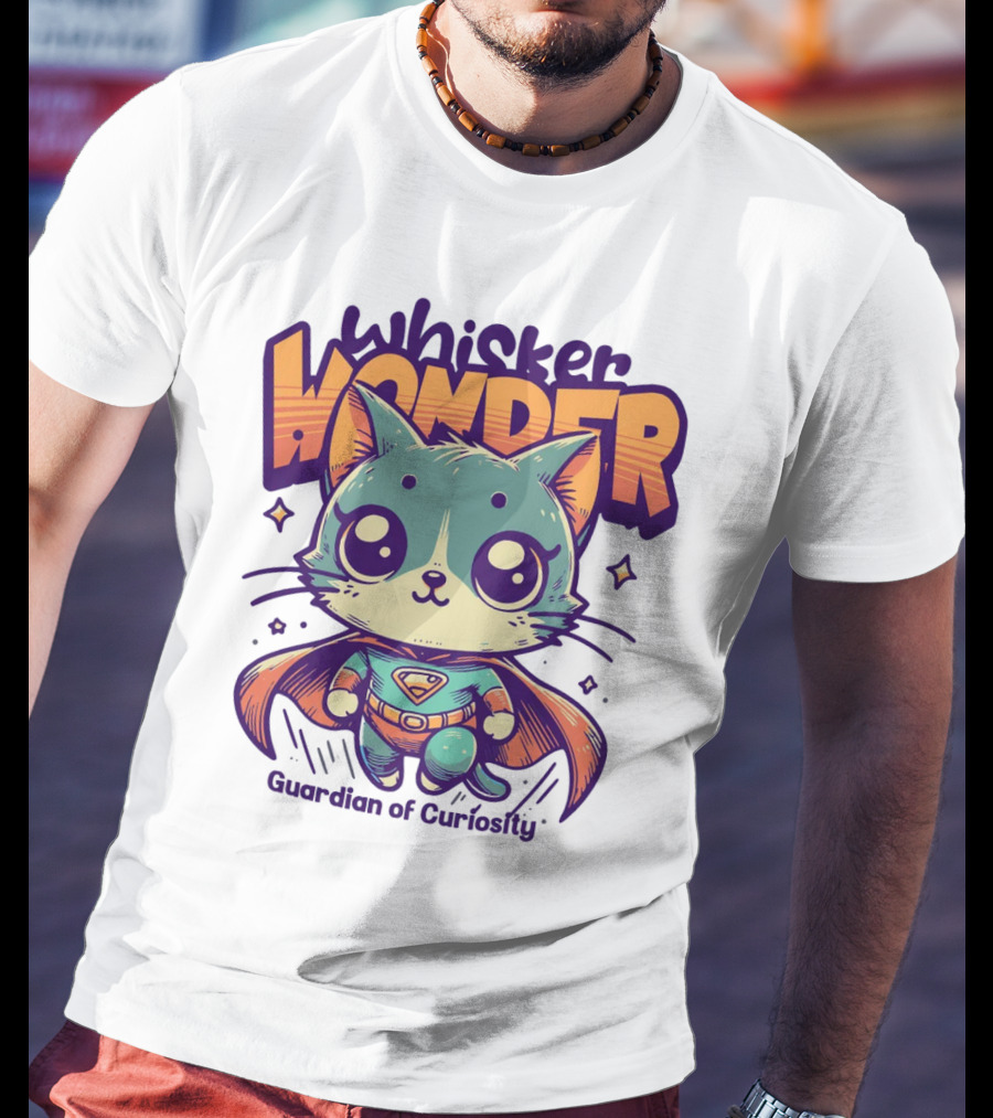 Whisker Wonder Guardian Of Curiosity T-Shirt