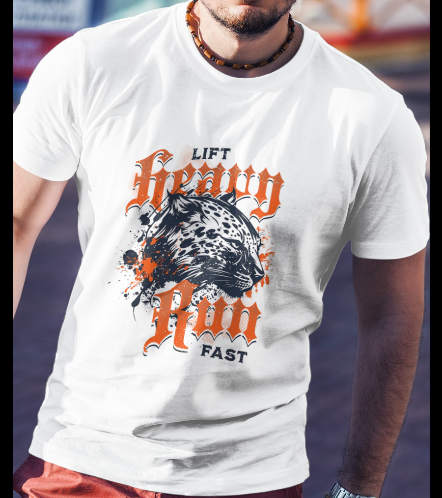 Lift Heavy Run Fast Jaguar T-Shirt