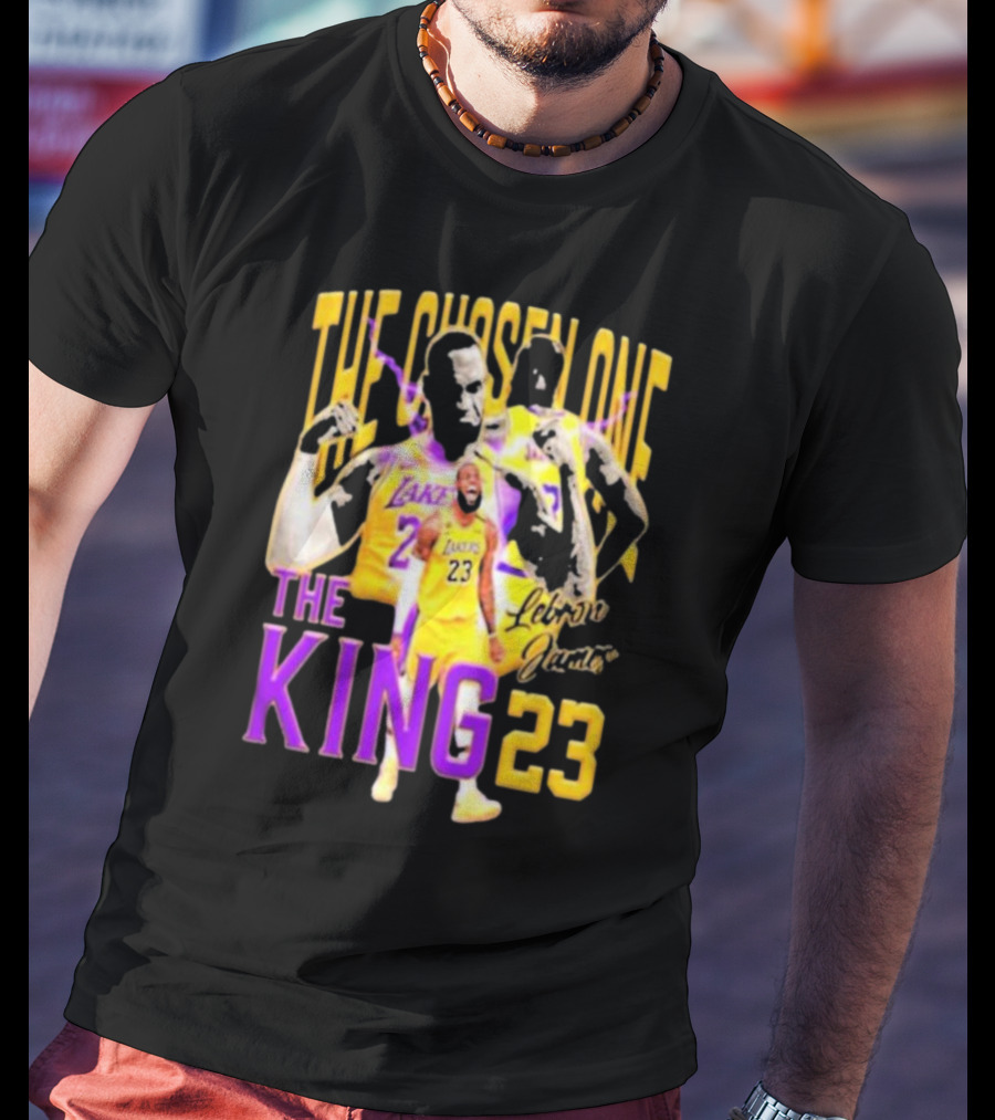 The Chosen One The King 23 LeBron James Lakers T-Shirt