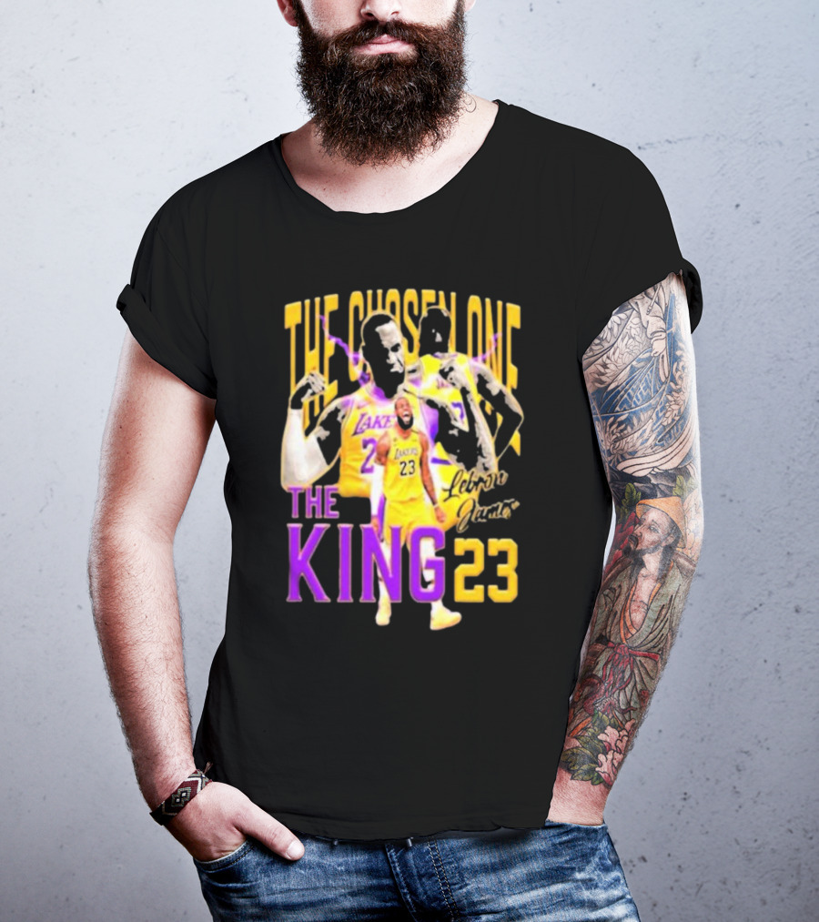 The Chosen One The King 23 LeBron James Lakers T-Shirt