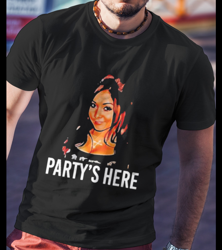 Snooki Party's Here Nicole Polizzi Iconic T-Shirt